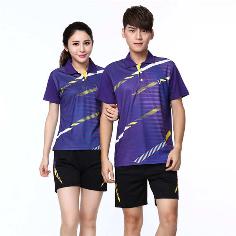羽毛球服男女夏修身显瘦定制印字