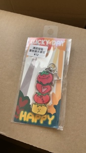 现货原创滴胶挂坠喜怒哀乐番茄