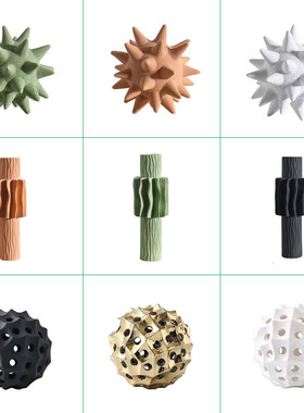 陶瓷装饰品摆件轻奢样板房软装