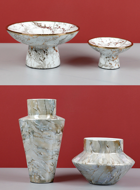 轻奢风陶瓷花瓶摆件工艺品