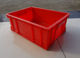 塑料周转箱塑料箱带盖加厚物流箱周转筐收纳箱子箱养鱼龟胶框红色