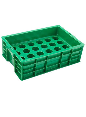 访客FK周转箱塑料加厚耐用钻头周转筐耐磨迈勇储物运输箱绿色GL-8