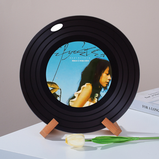 陈绮贞周边可定制黑胶唱片摆件杂志架电视龛桌面摆件创意生日礼物