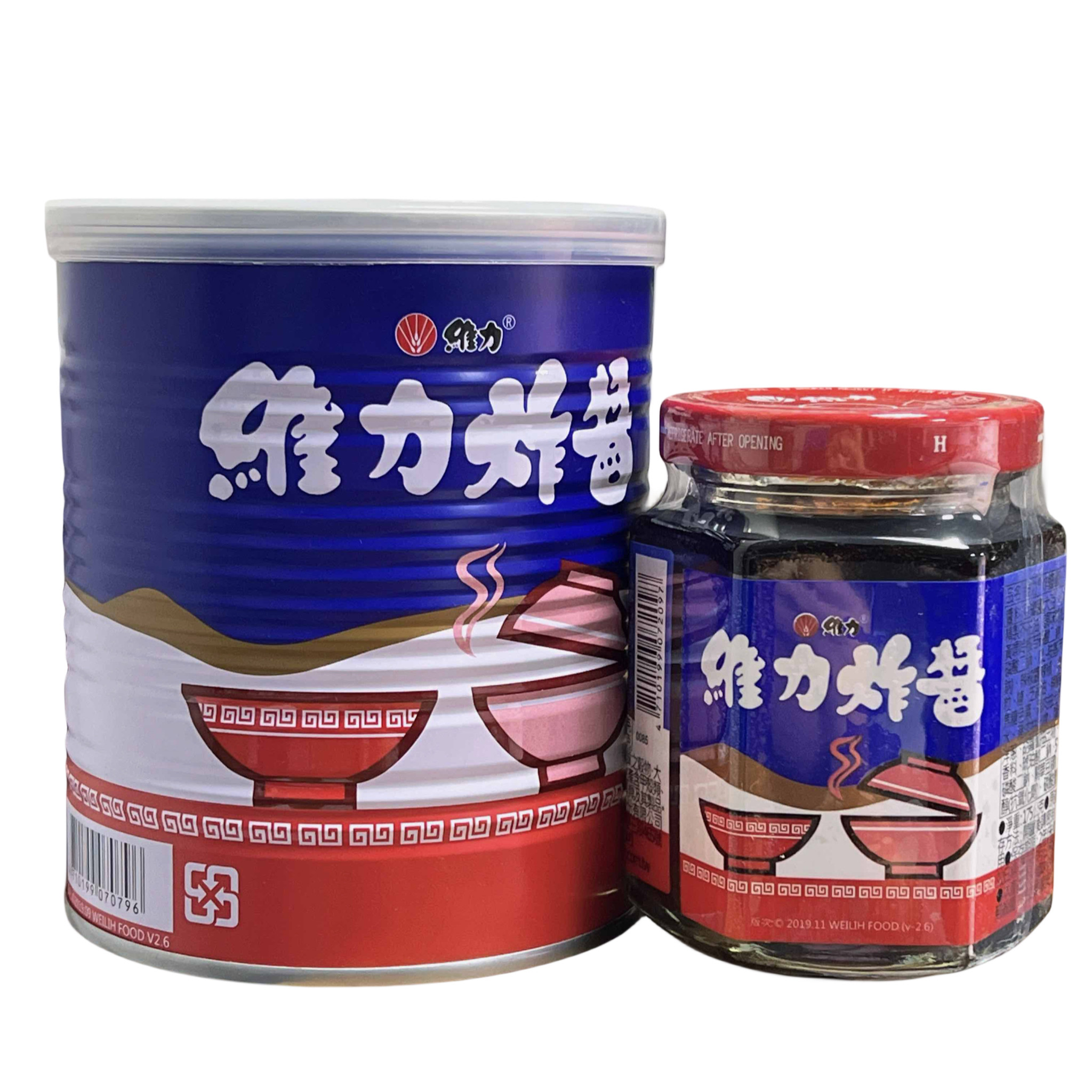 台湾原装进口维力酱素食炸酱罐装800g全素炸酱素食方便拌面拌饭酱