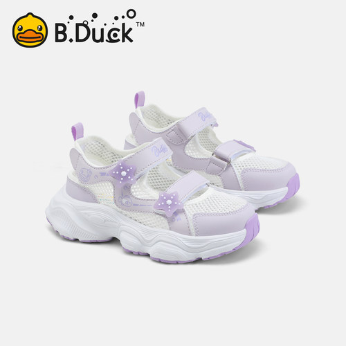 B.Duck小黄鸭女童凉鞋夏季