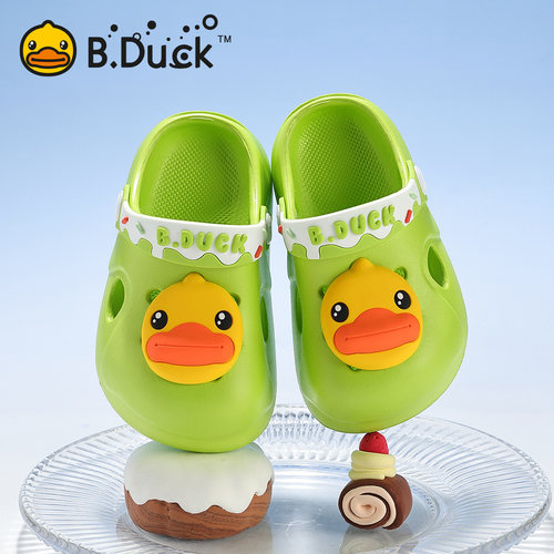 B.Duck小黄儿童拖鞋家居男女童鞋