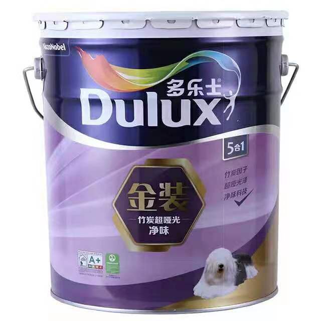 多乐士竹炭超亚光墙面乳胶漆