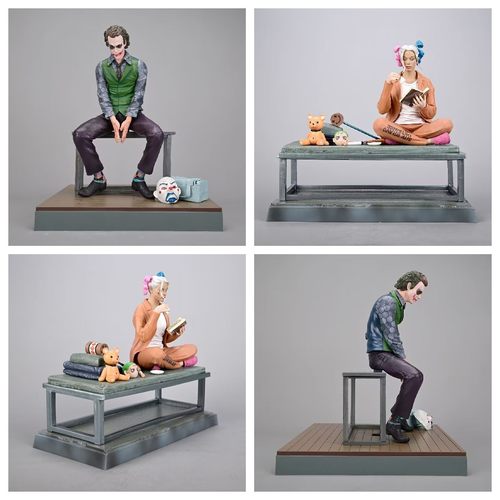 希斯莱杰小丑女 哈利奎恩x特遣队 自杀小队 dc 坐姿 模型手办