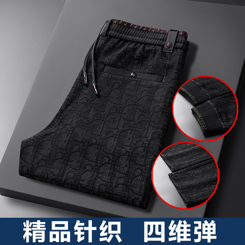 秋冬裤男新款针织弹力裤束脚直筒中青年潮流裤AEMAPE美国苹果男裤怎么样,好用不?