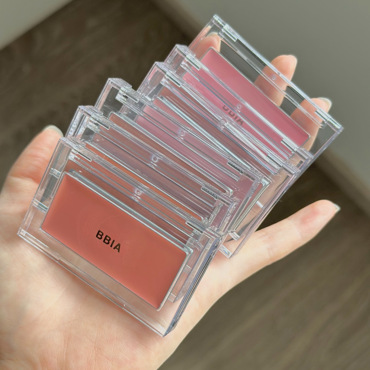 小猴子推荐！韩国bbia单色腮红膏腮紫杏仁裸妆哑光自然06无花果