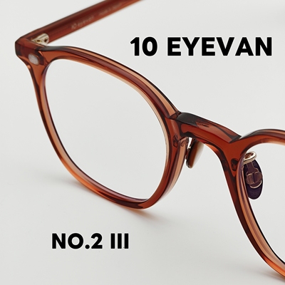 10 EYEVAN眼镜 NO.2 III 日本手工女方框全框板材光学眼镜架男