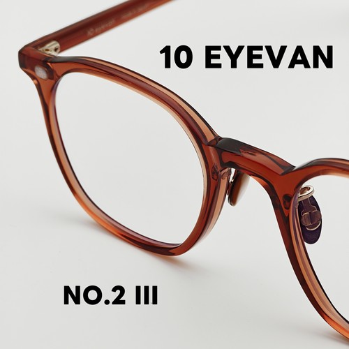 10 EYEVAN眼镜 NO.2 III 日本手工女方框全框板材光学眼镜架男