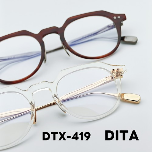 DITA眼镜框 OKU 日本手作复古板材眼镜架男女款近视眼镜 DTX419