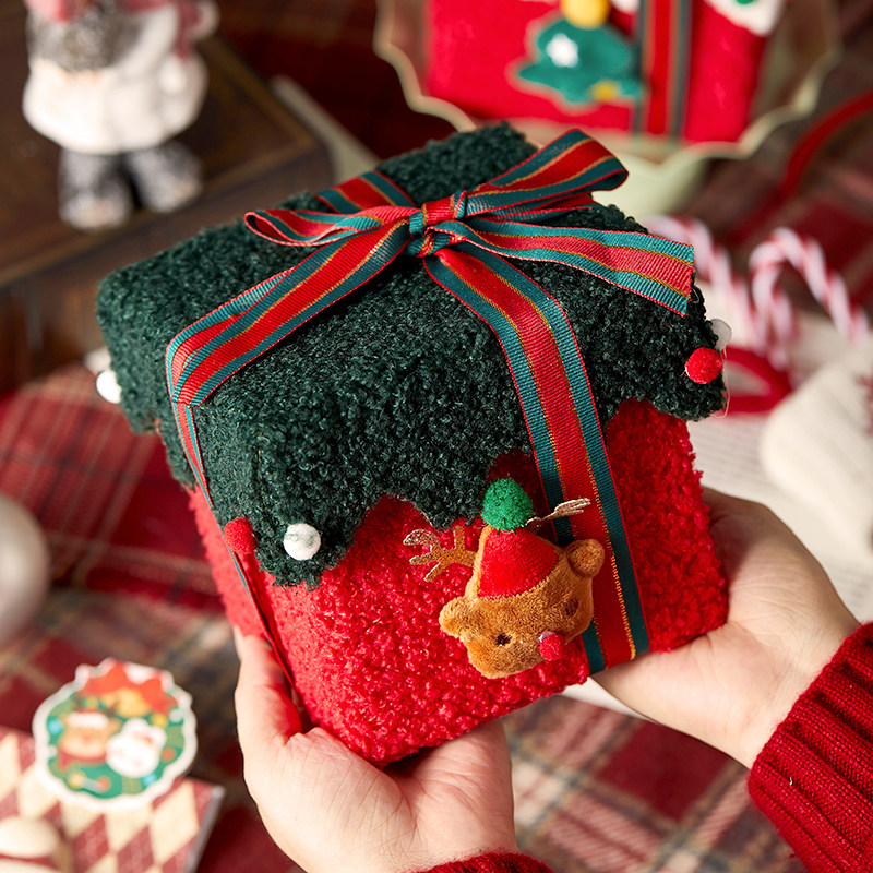 圣诞礼物盒节礼品袋苹果包装空儿童伴手礼小耶创意糖果零食平安夜