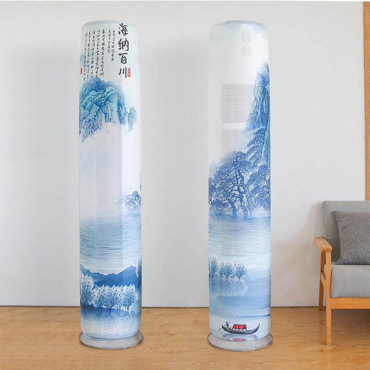 空调防尘罩立式圆形适用美的格力海尔小米通用高弹力圆柱柜机罩子