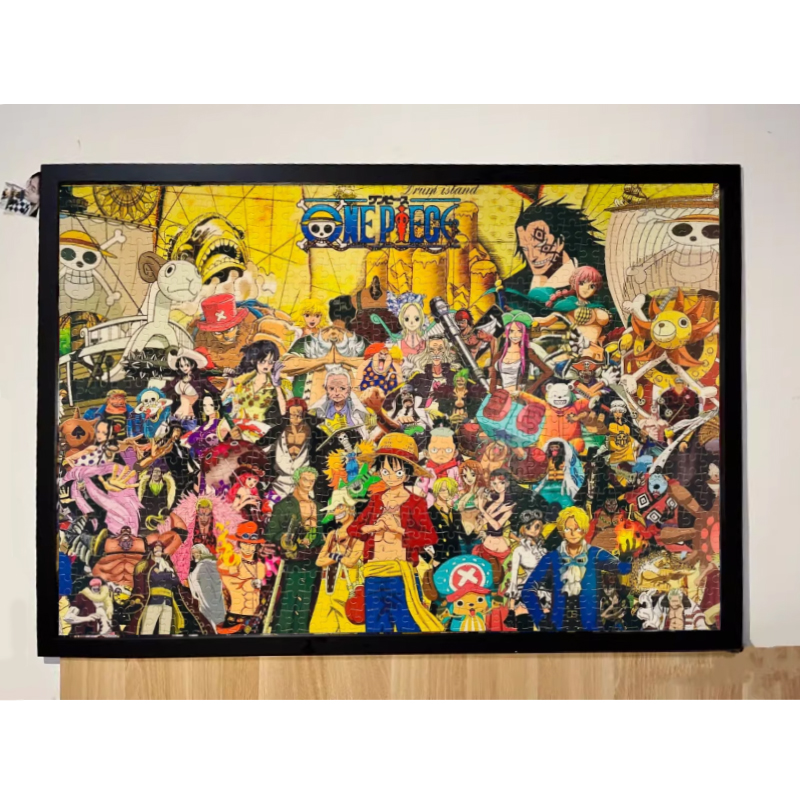 海贼王拼图1000片纸质成人版减压动漫周边男孩益智儿童玩具潮玩