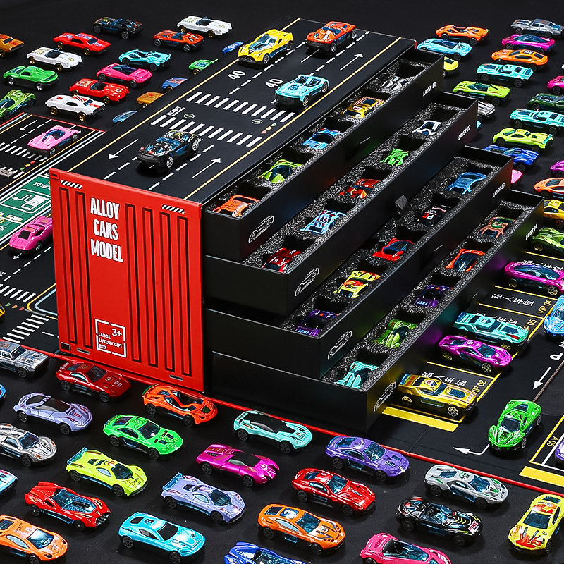 玩具车男孩合金小汽车模型套装礼盒儿童生日礼物3岁爆款2025新款6