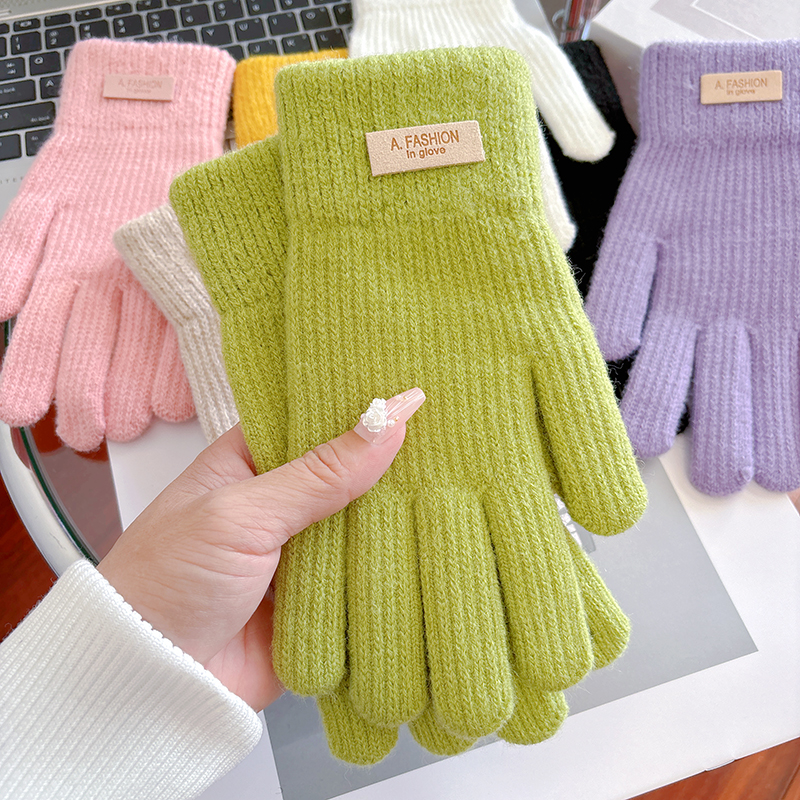 冬季女士保暖手套可触屏