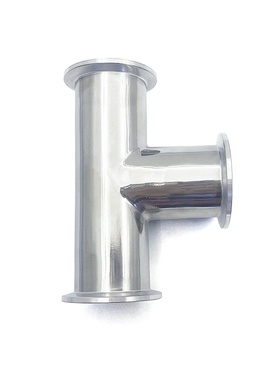 接口管箍KF16等径三通DIN28403耐脏过度卡压底座ISO2861手动16mm