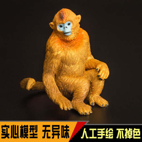 儿童玩具川金丝猴女孩野生动物