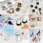 9,9 Nhật Bản dễ thương phim hoạt hình mèo con sáng tạo Nhật Bản và Hàn Quốc Harajuku nữ sinh viên đơn giản huy hiệu trâm cài - Trâm cài ghim cài áo sơ mi nam