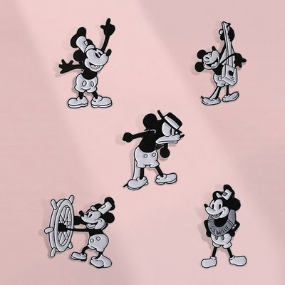 经典动画卡通人物米奇米老鼠胸针金属徽章男女学生包礼物配饰勋章