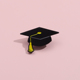 毕业季 博士帽胸针学生礼物男女学士帽金属徽章别针配饰包包装 饰品