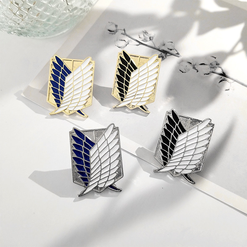 进击的巨人自由之翼周边胸针金属徽章别针扣固定衣服书包装饰胸章,饰品/流行首饰/时尚饰品新,胸针,淘宝优惠券,粉丝福利购,淘宝优惠卷