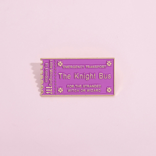 为受困的女巫和巫师准备的巴士简约短句胸针金属徽章衣服包包配饰