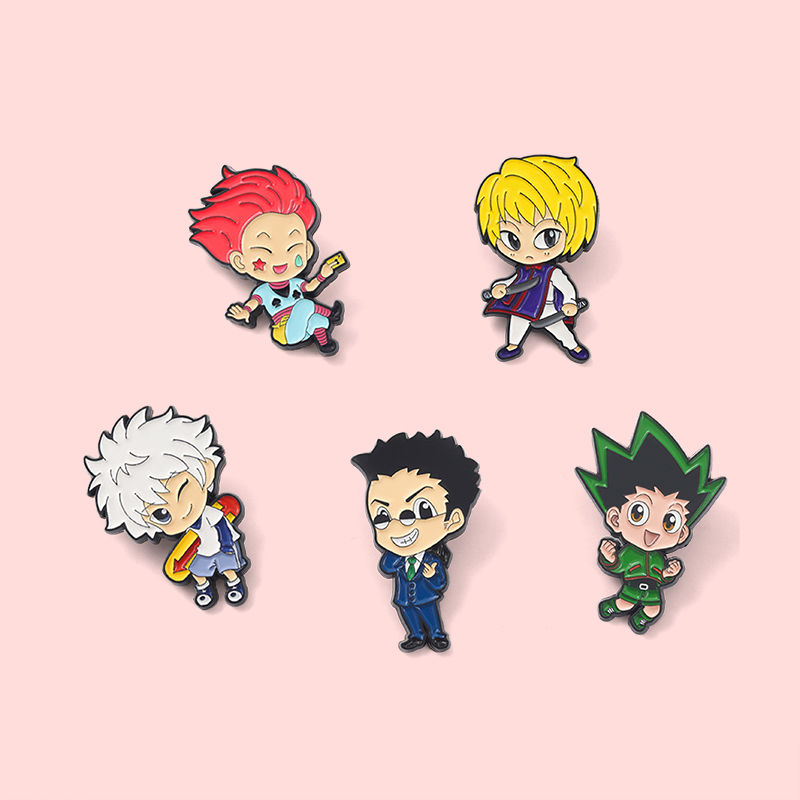 全职猎人小杰西索胸针金属徽章