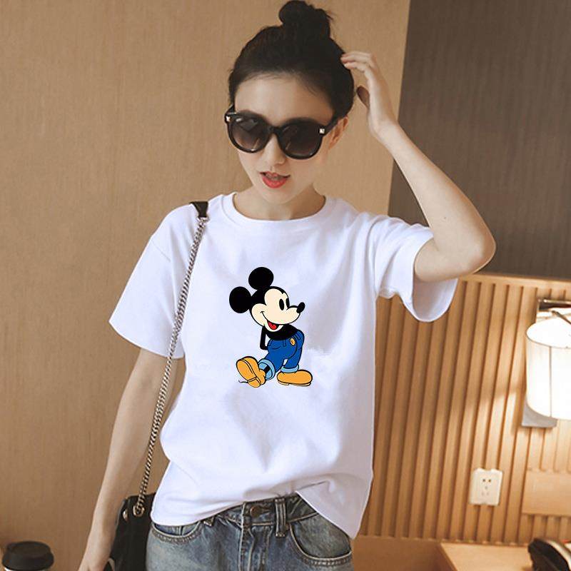 Korean Edition new pattern Easy Mickey Short sleeved T-shirt pure cotton 2020 summer clothes Show thin Mickey Mouse T-shirtin the Women's clothing/Boutique , T-shirt  category - from Buy2taobao.com to provide professional Taobao agent buy service