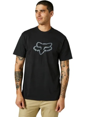 FOX 狐狸头摩托车骑行速降服山地自行车短袖男士夏季越野速干衬衣