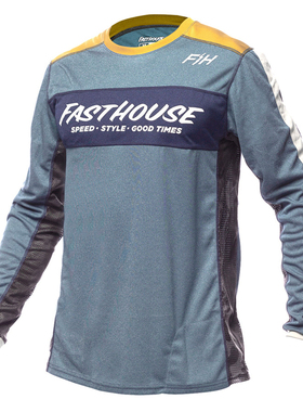 2023新款FASTHOUSE骑行服长袖速干衣MTB自行车山地越野大码赛车降