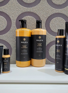 美国PHILIP B皇家乌木沉香洗发水护发素乌木隔热喷雾修复滋养锁色
