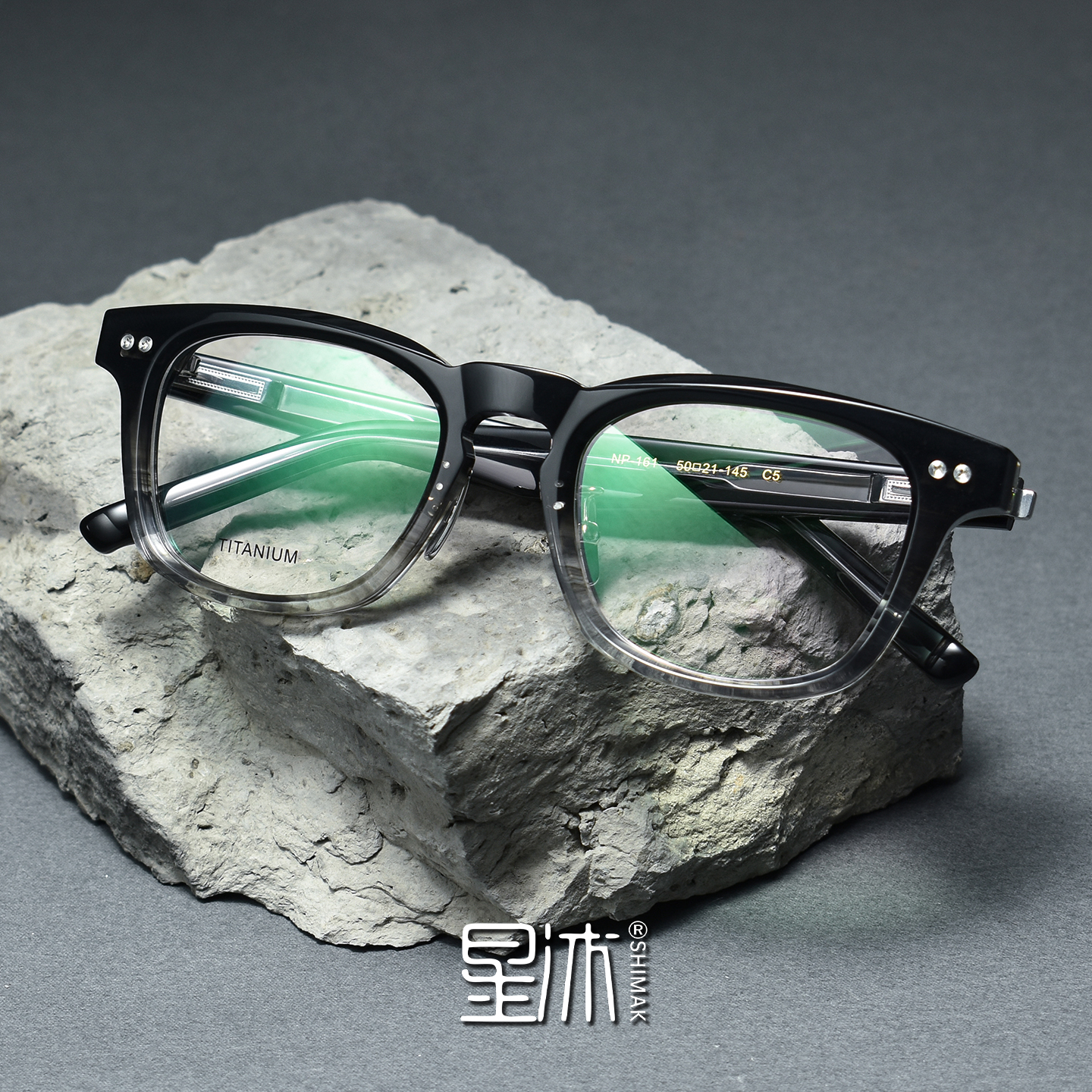 超轻复古风手造板材眼镜框男款文艺方形近视大脸舒适防蓝光不夹脸