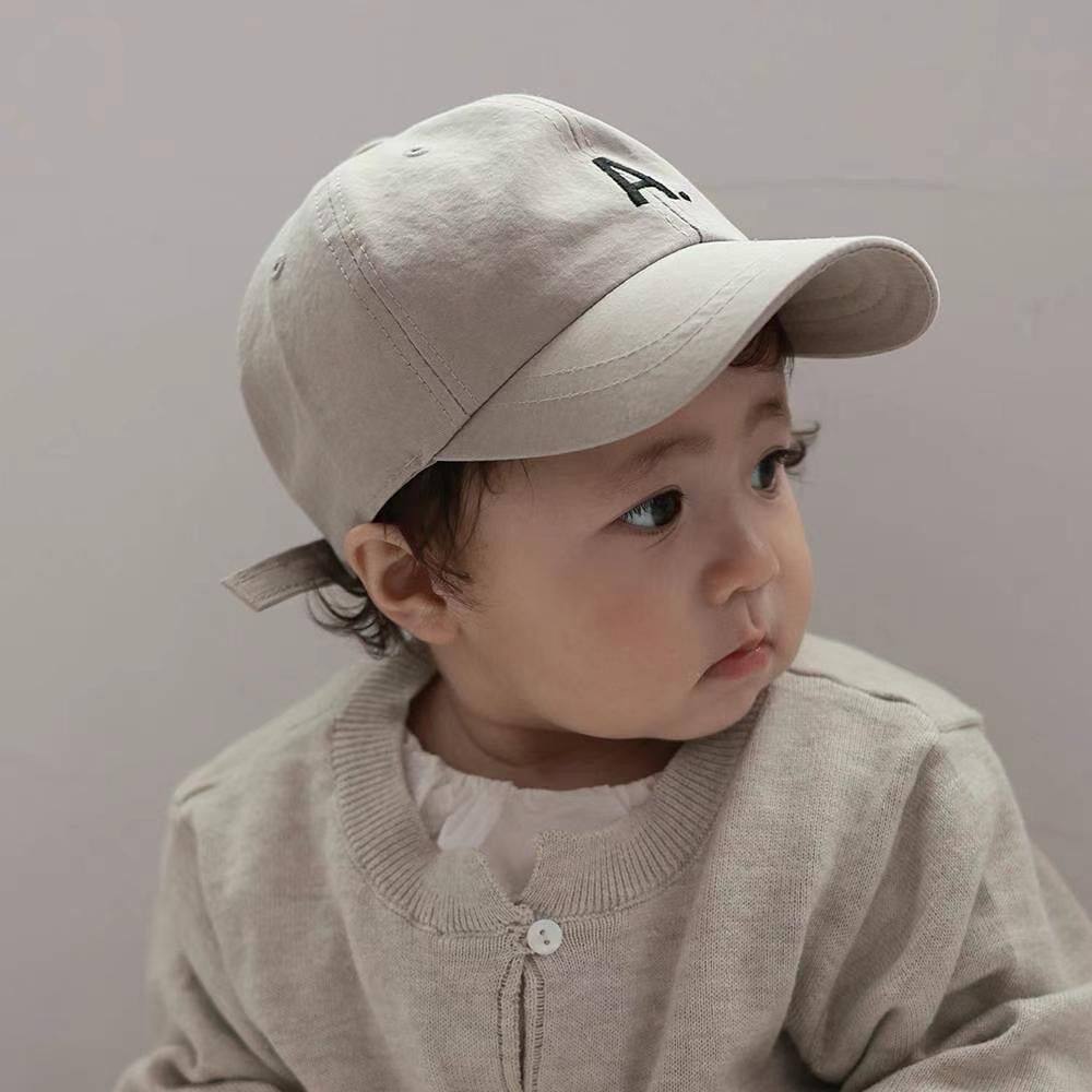 韩国进口婴幼儿童春秋新款鸭舌帽男女宝宝超萌防晒遮阳帽子棒球帽
