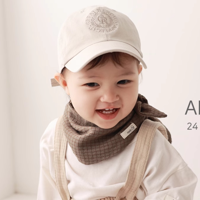 韩国进口1-5岁男女宝宝围巾纯棉春秋季新款婴幼儿童围脖百搭保暖