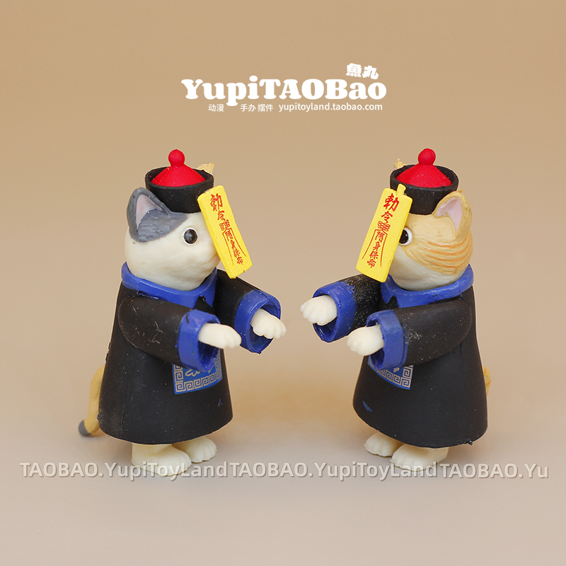 正版扭蛋散货搞怪玩具化身僵尸的猫手办猫咪模型创意桌面汽车摆件