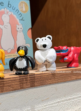 DAISUKE KONDO艺术家扭蛋白熊月亮小狗手办玩具创意车载摆件礼物