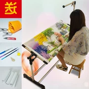 Cross Stitch kệ điều chỉnh phổ siêu dày lớn mới inox thêu hộ gia đình phổ thêu thêu khung căng - Công cụ & phụ kiện Cross-stitch