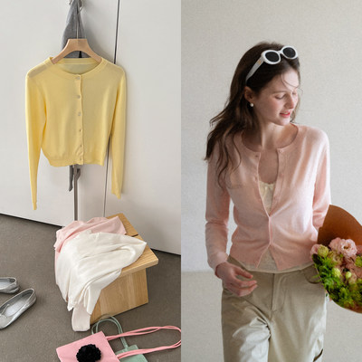 EGGKA浅春色系长袖圆领简