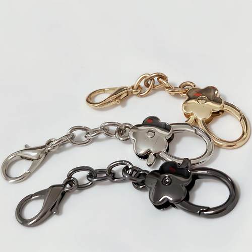 DIY花朵扣包挂配件双扣配件链扣