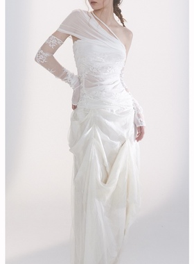 JAGEE CHEN 黑白两色战损袖套上衣【PARTOU】