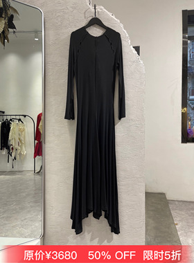 【SALE】PengTai 女圆领长袖套头连衣裙 PARTOU品牌集合店