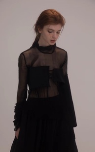 PARTOU JAGEE 真丝透视上衣 CHEN