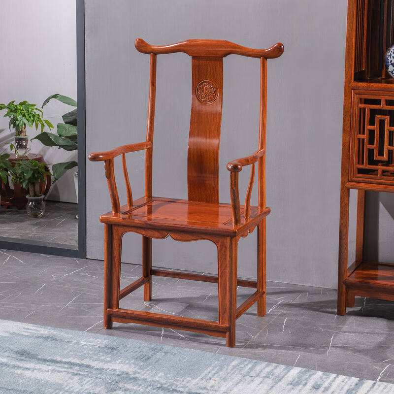 锦名园红木家具缅甸花梨（学名：大果紫檀）四出头官帽椅实木书桌高性价比高么？