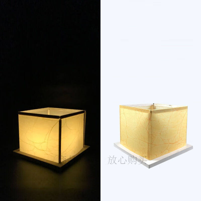 中元节许愿灯许愿灯中元节河灯led电子蜡烛孔明灯漂流方形灯笼水