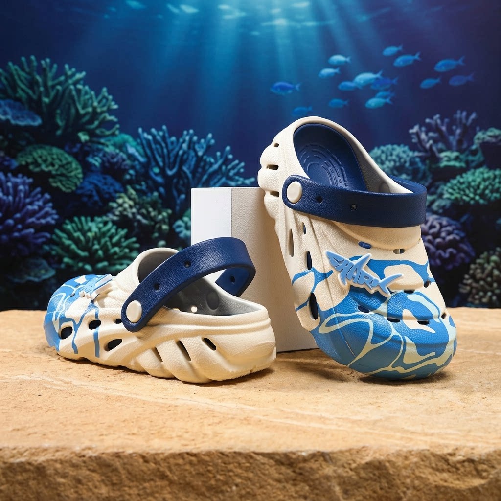 儿童洞洞鞋男童拖鞋2026夏季新款男孩防滑软底外穿沙滩鞋户外凉鞋