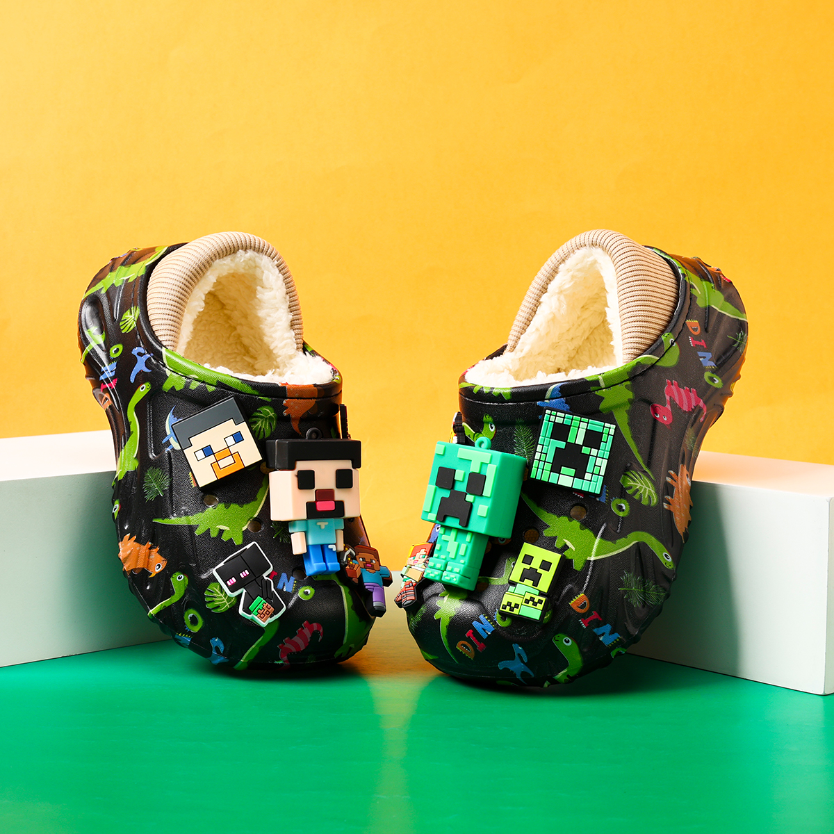 我的世界男童拖鞋2025新款儿童