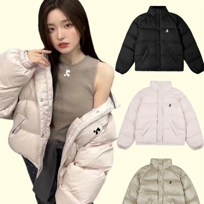 韩国restandrecreation羽绒服女冬季新款RR保暖外套迪丽热巴同款